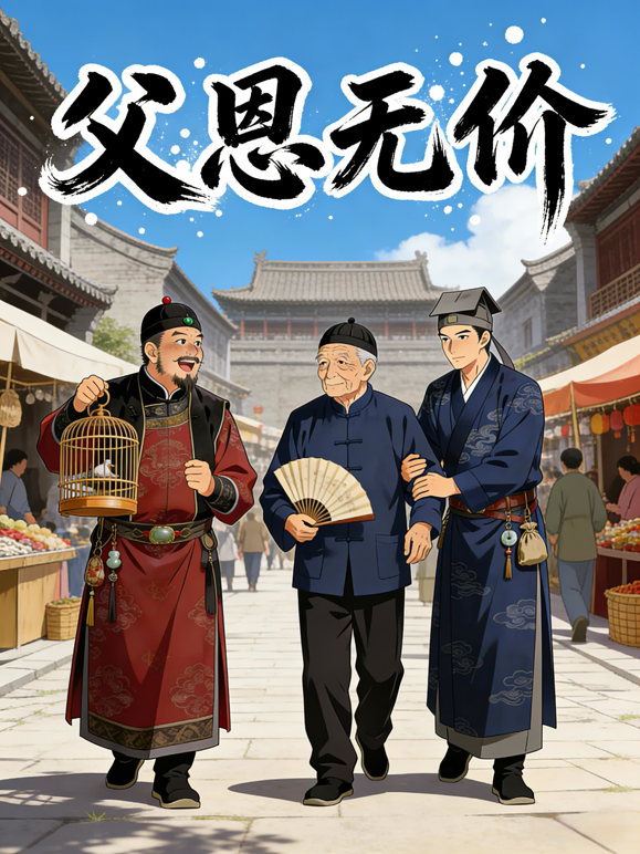 父恩无价动态漫画